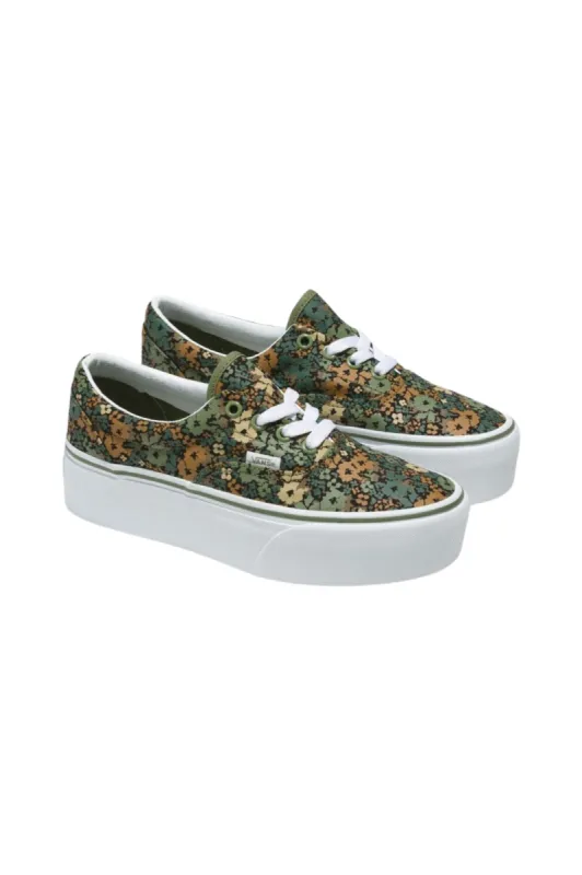Vans Era Stackform Camo Floral Loden Green sold by Shine On