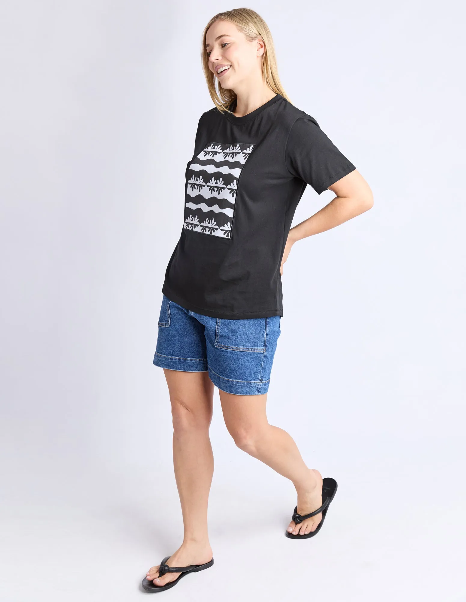 Elm Casa Tee Black sold by Shine On product image thumbnail 5