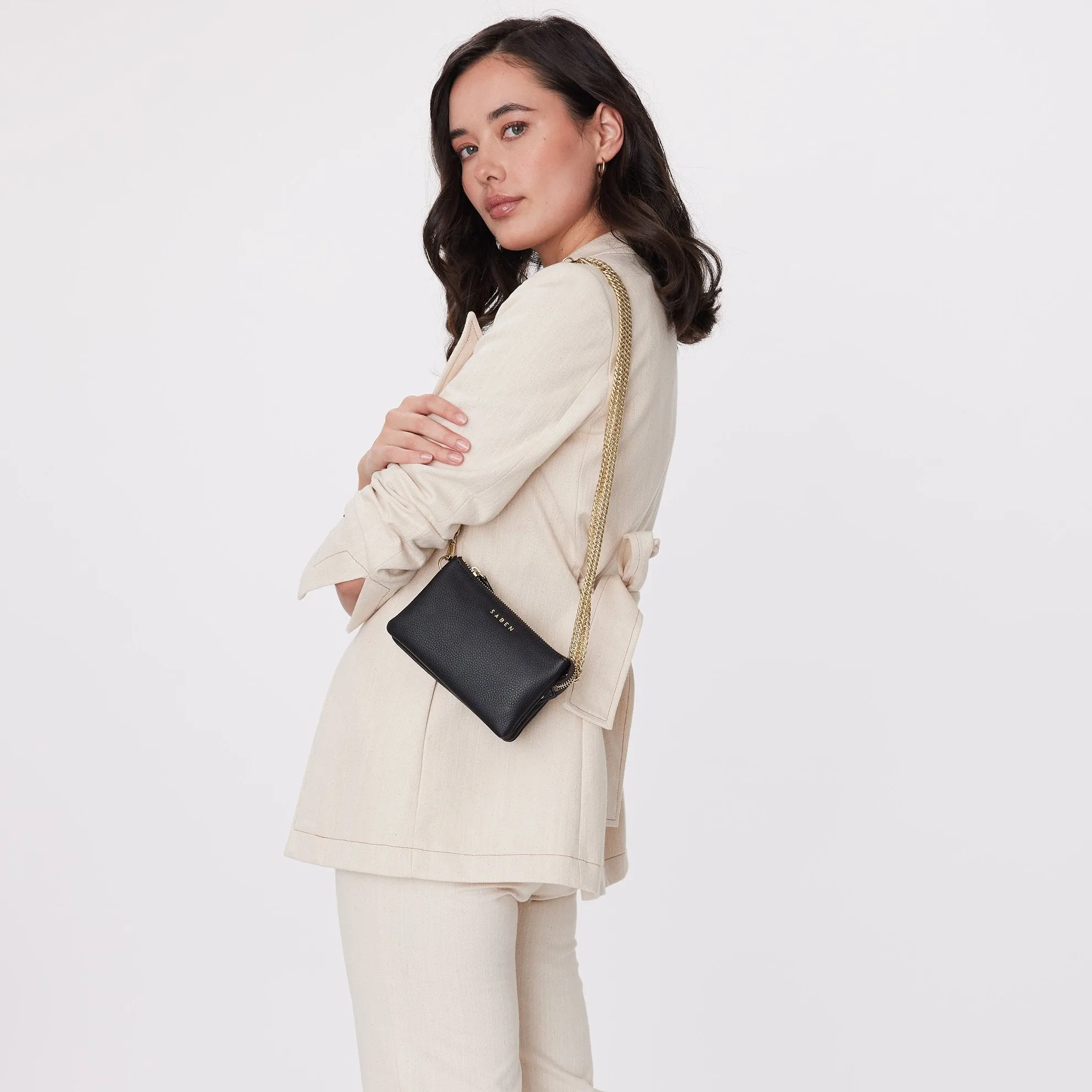 Saben Lily Black + Chain sold by Shine On