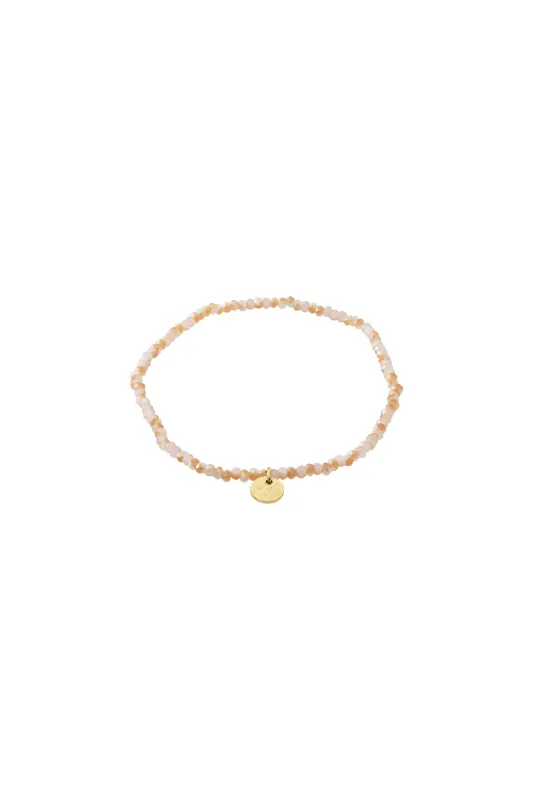 Pilgrim Indie Bracelet Gold Plated Rose sold by Shine On
