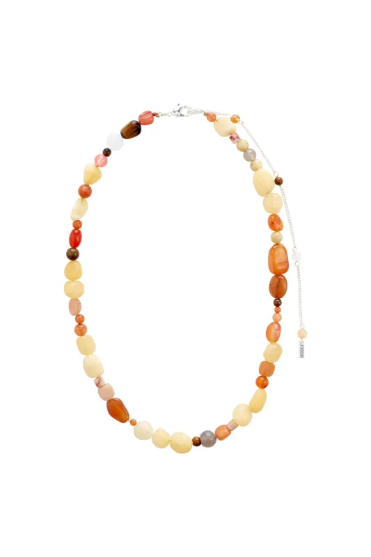 Pilgrim Iris Necklace Silver Plated Multi sold by Shine On