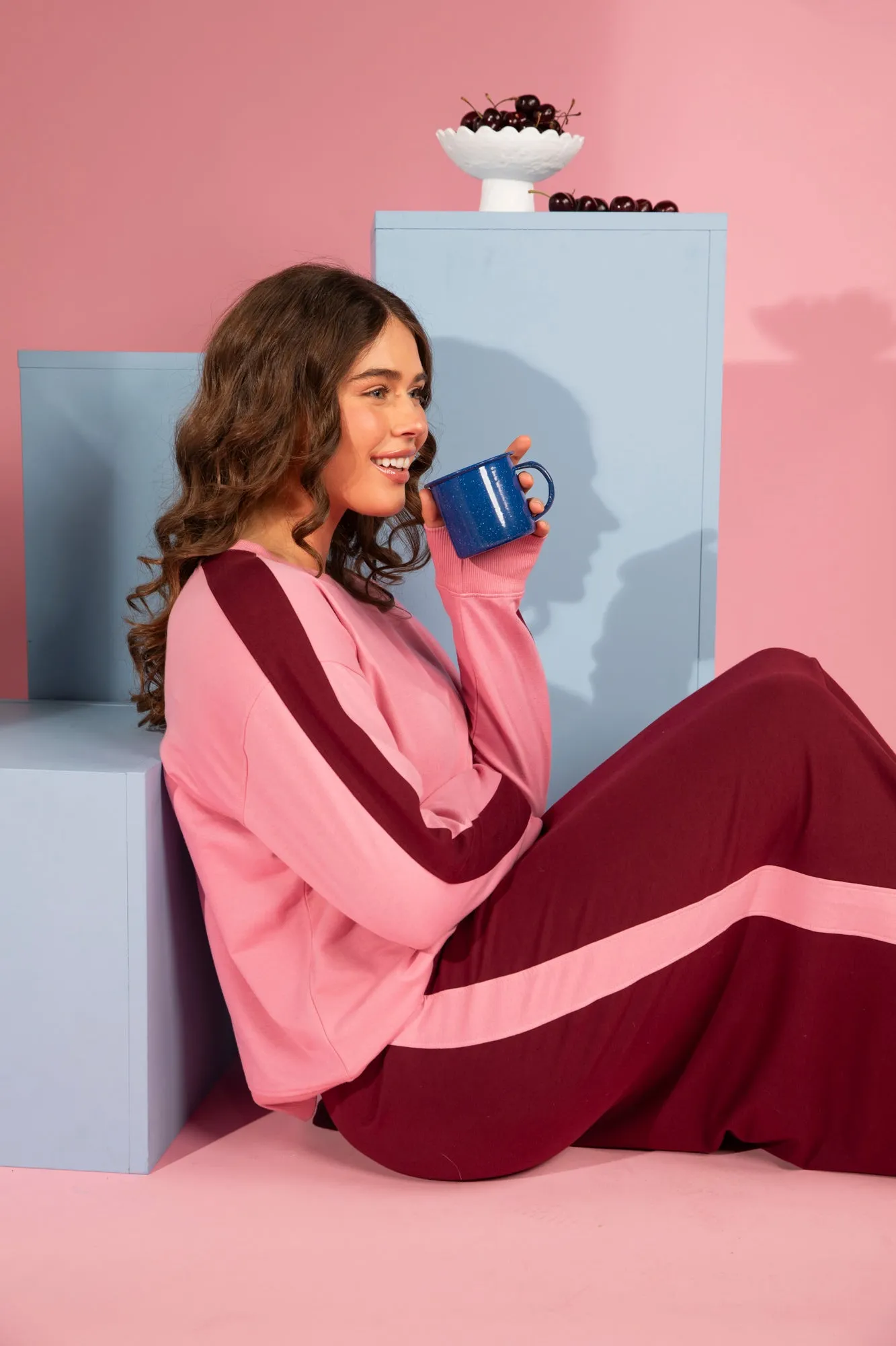 Elm Sloan Fleece Crew Quartz Pink sold by Shine On product image thumbnail 2