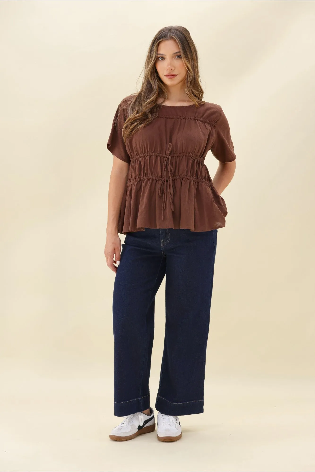 Ayva Lola Top Chocolate sold by Shine On product image thumbnail 2