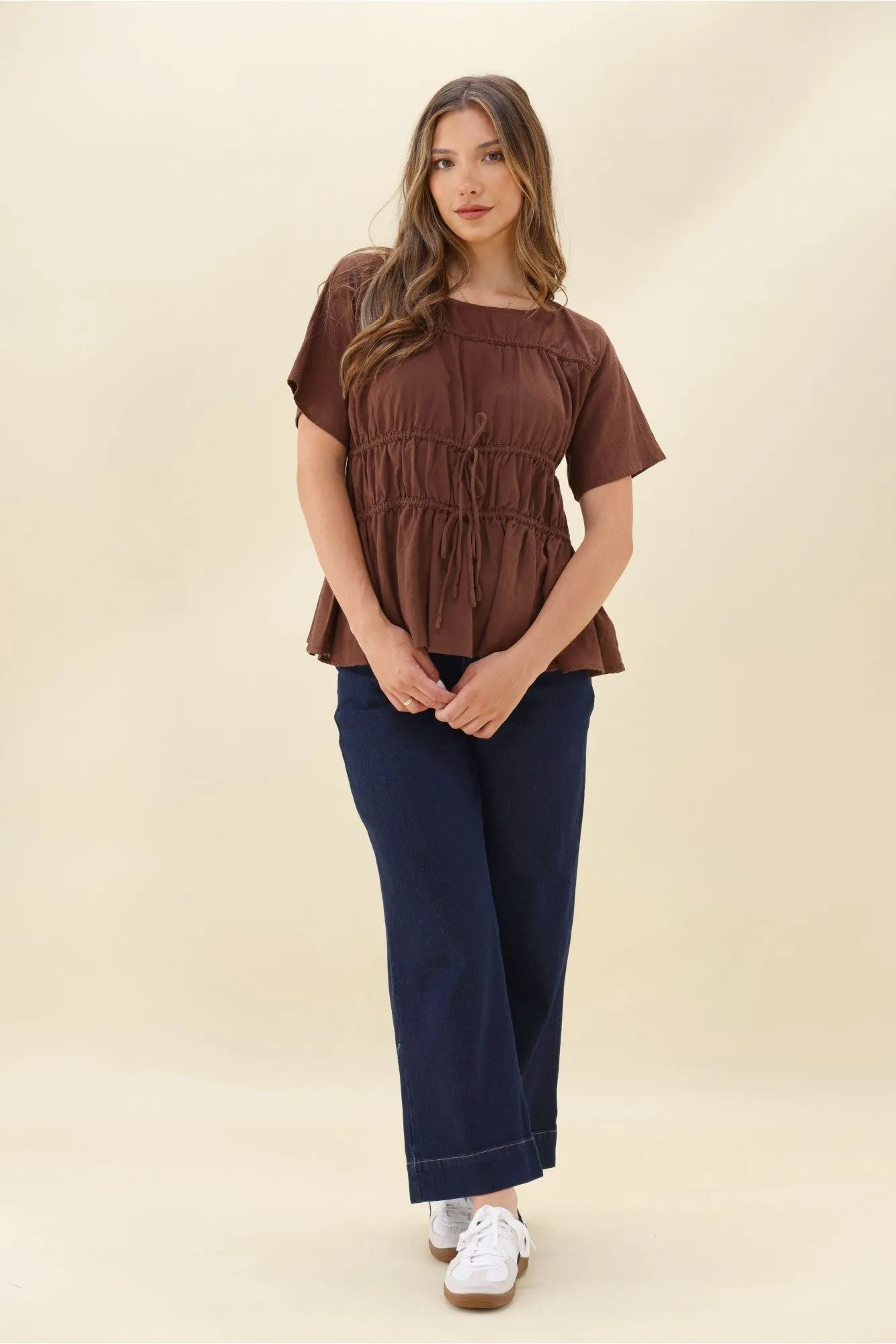 Ayva Lola Top Chocolate sold by Shine On product image thumbnail 4