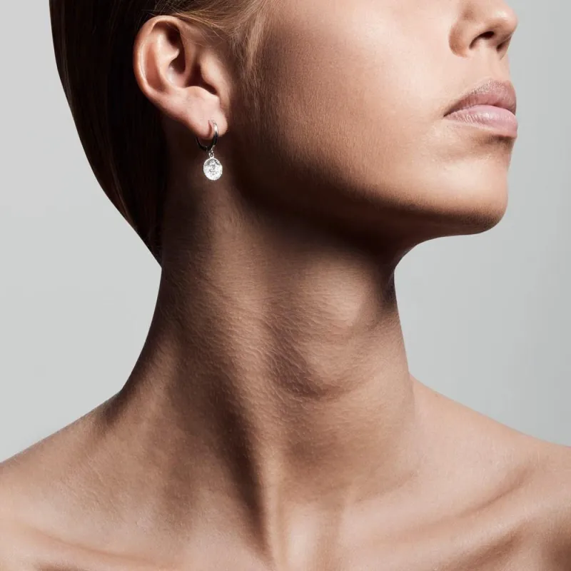 Pilgrim Nomad Earrings Silver made by Pilgrim