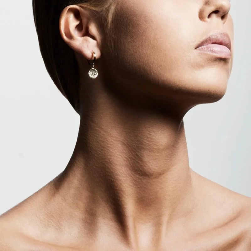 Pilgrim Nomad Earrings Gold made by Pilgrim