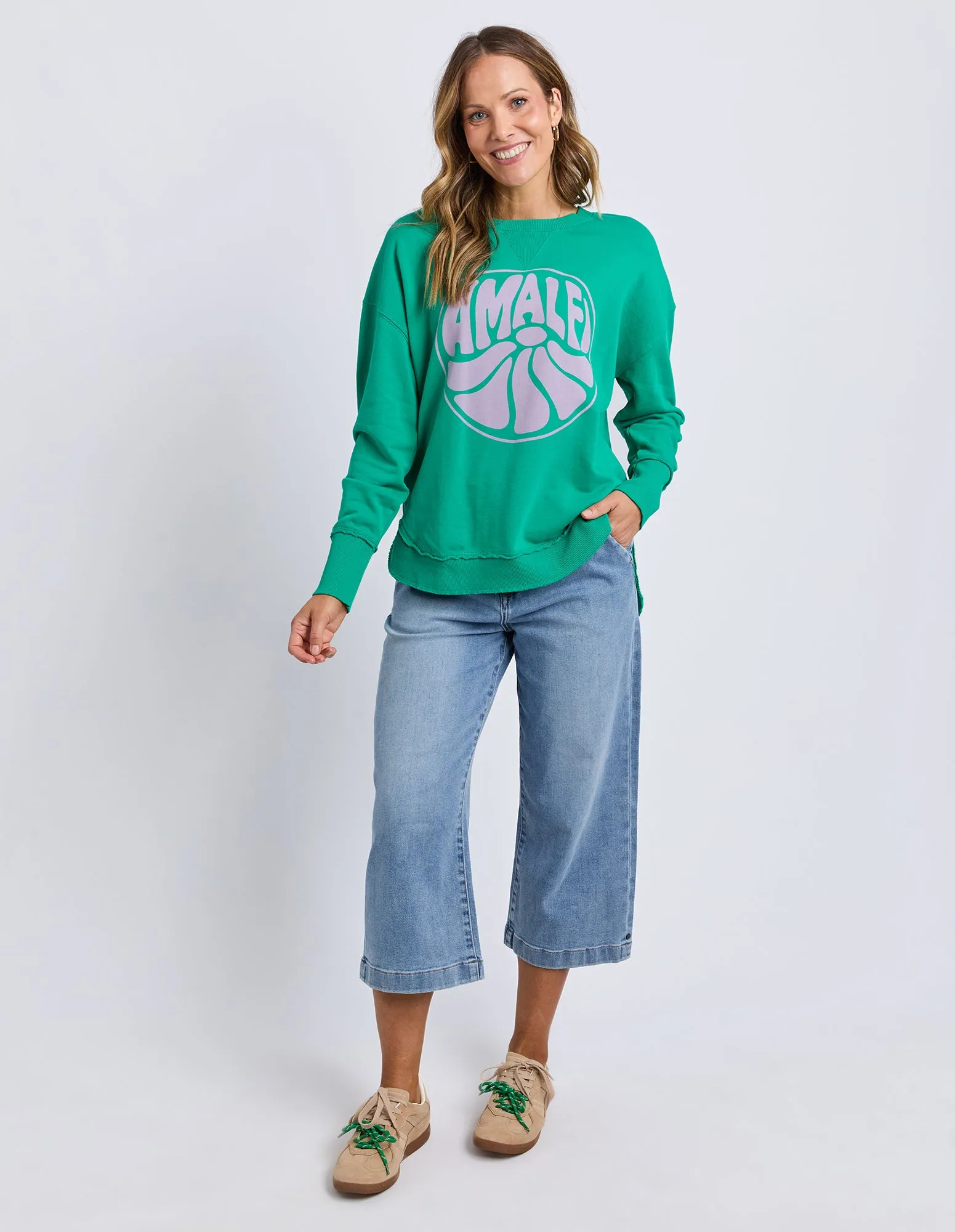 Elm Amalfi Crew Turquoise sold by Shine On product image thumbnail 5