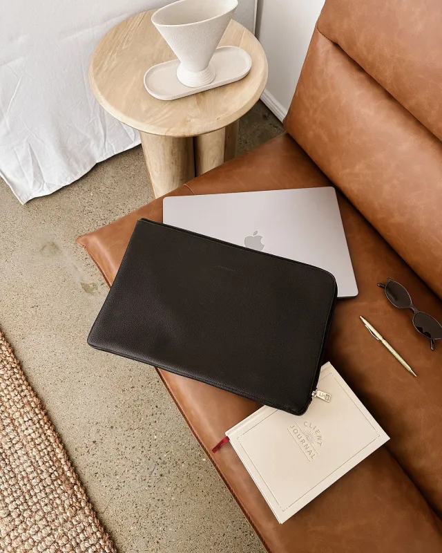 Louenhide Liv Laptop Case Black made by Shine On