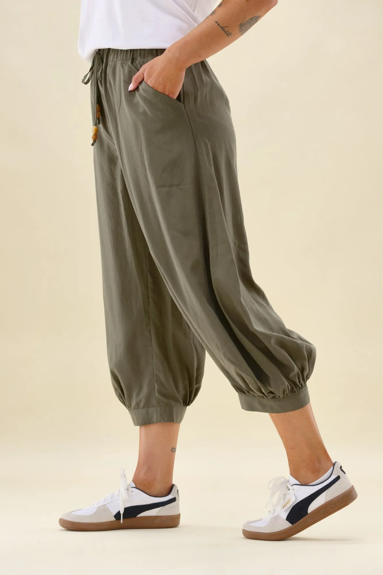 Sunday Boho Rhii Pant Khaki sold by Shine On product image thumbnail 5