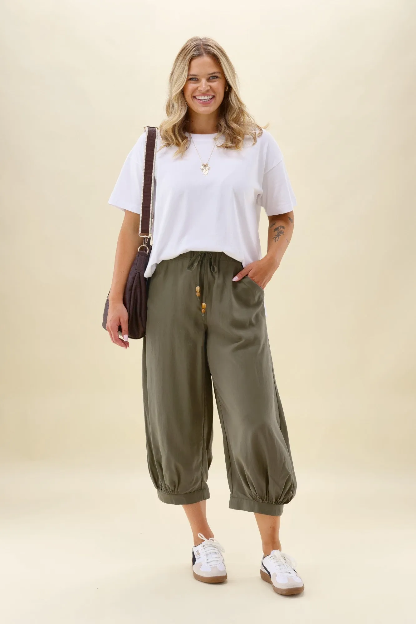 Sunday Boho Rhii Pant Khaki sold by Shine On product image thumbnail 3