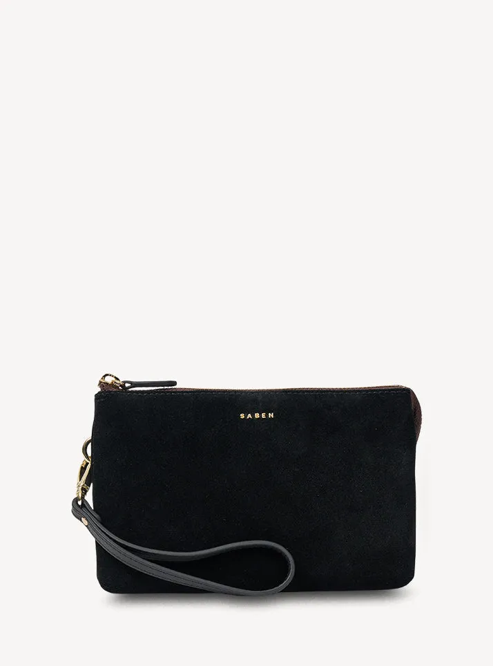 Saben Tilly Crossbody Black Suede sold by Shine On product image thumbnail 4