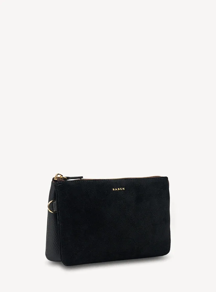Saben Tilly Crossbody Black Suede sold by Shine On product image thumbnail 3