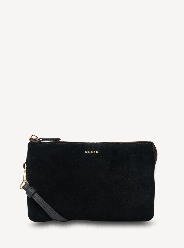 Saben Tilly Crossbody Black Suede sold by Shine On product image thumbnail 2