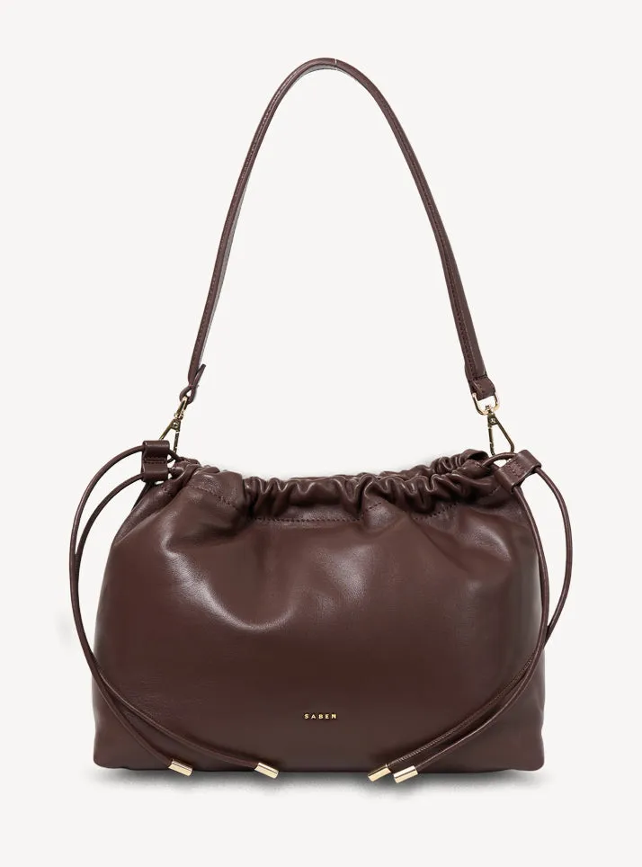 Saben Ellis Shoulder Bag Espresso Softie sold by Shine On product image thumbnail 2