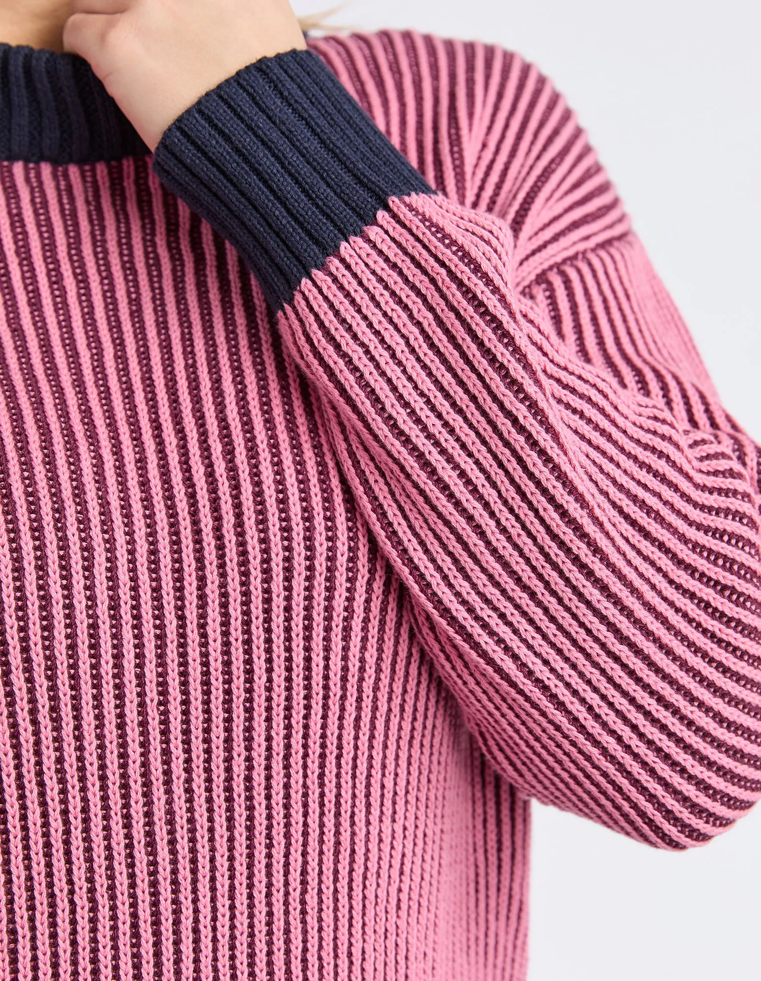 Foxwood Luella Crew Knit Wine sold by Shine On product image thumbnail 5