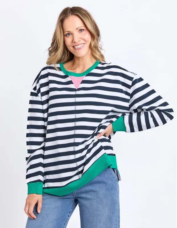 Elm Maps Crew Navy sold by Shine On