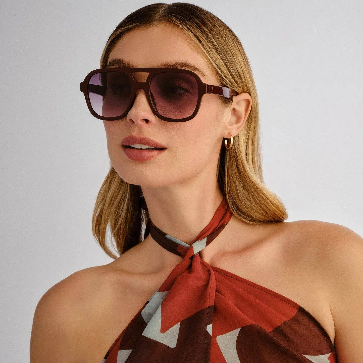 Aire Whirlpool Sunglasses Burgundy sold by Shine On product image thumbnail 4