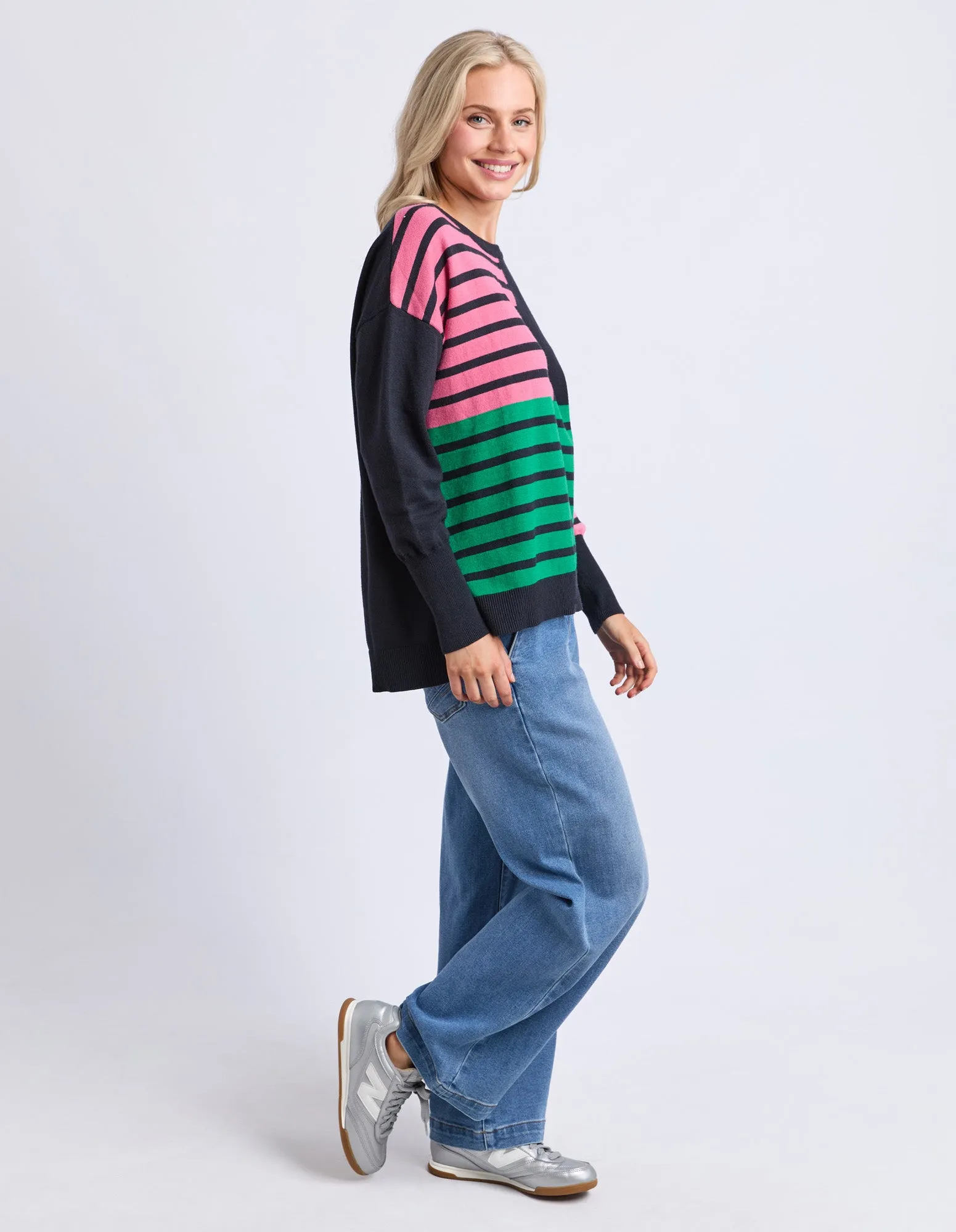 Elm Effie Mixed Knit Stripe sold by Shine On product image thumbnail 5