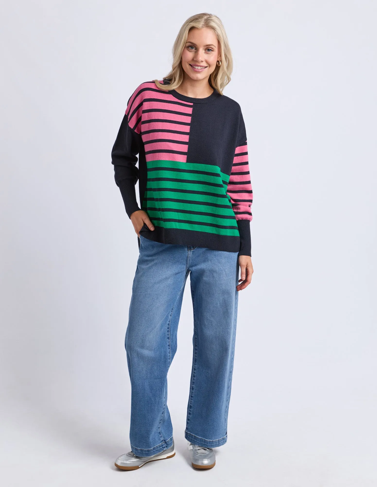 Elm Effie Mixed Knit Stripe sold by Shine On product image thumbnail 4