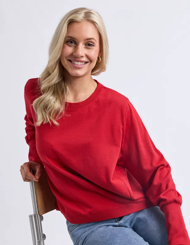 Elm Divine Crew Cranberry made by Elm Lifestyle