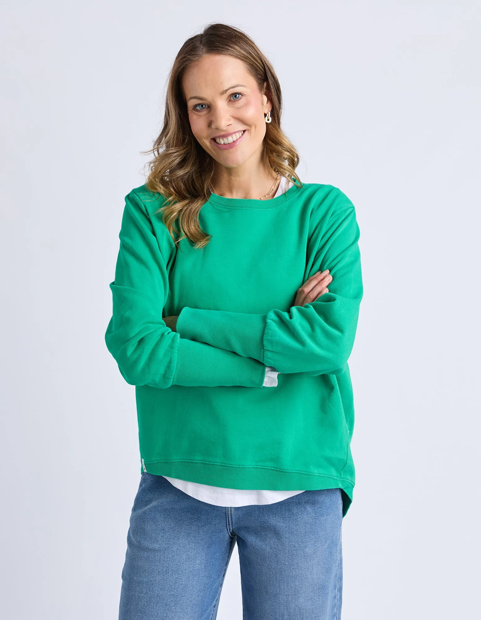 Elm Divine Crew Turquoise sold by Shine On