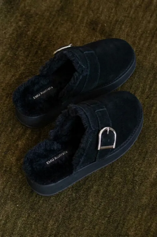 Emu Adison Lined Slide Black made by Emu