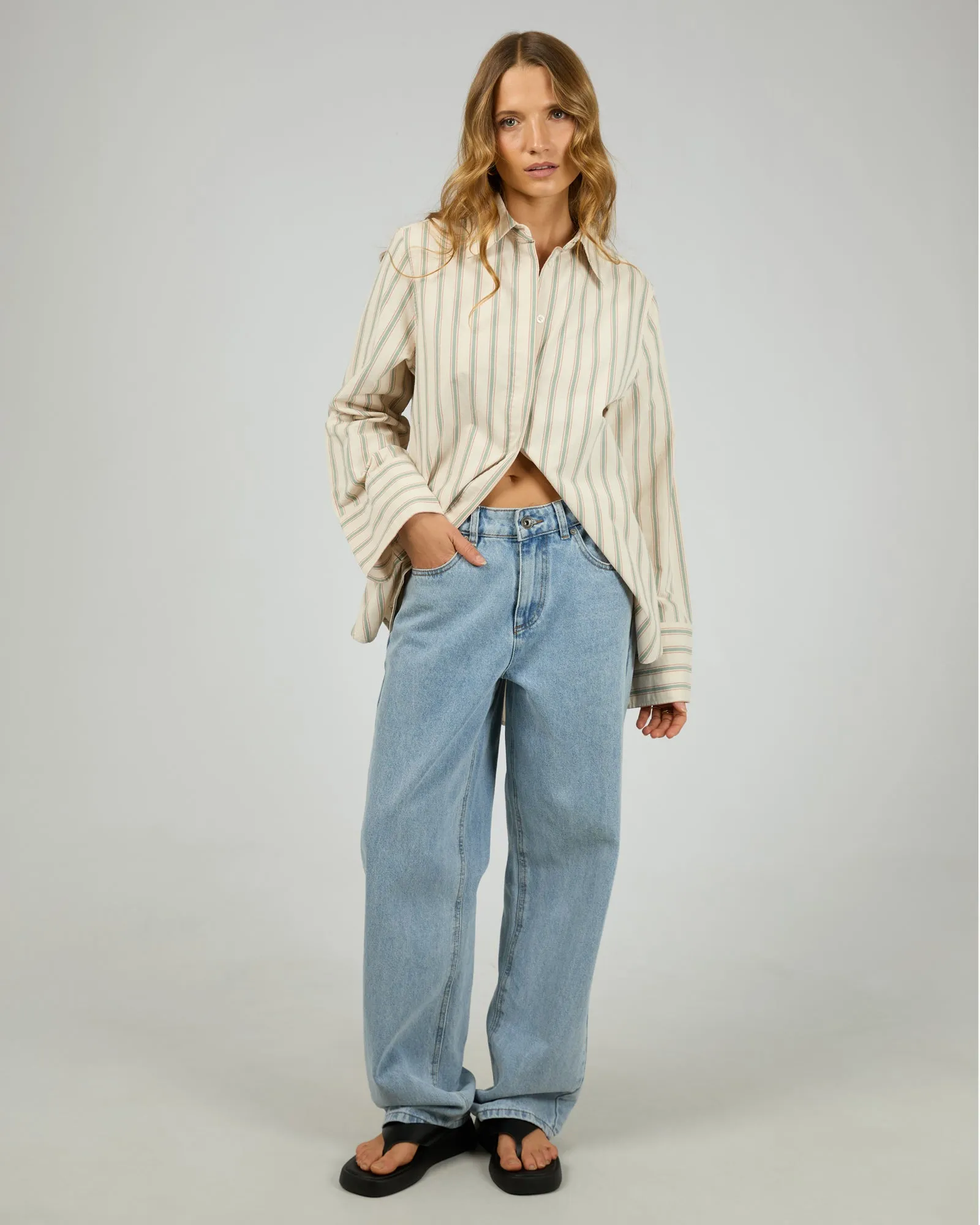 Silent Theory Fern Shirt Sage sold by Shine On product image thumbnail 4