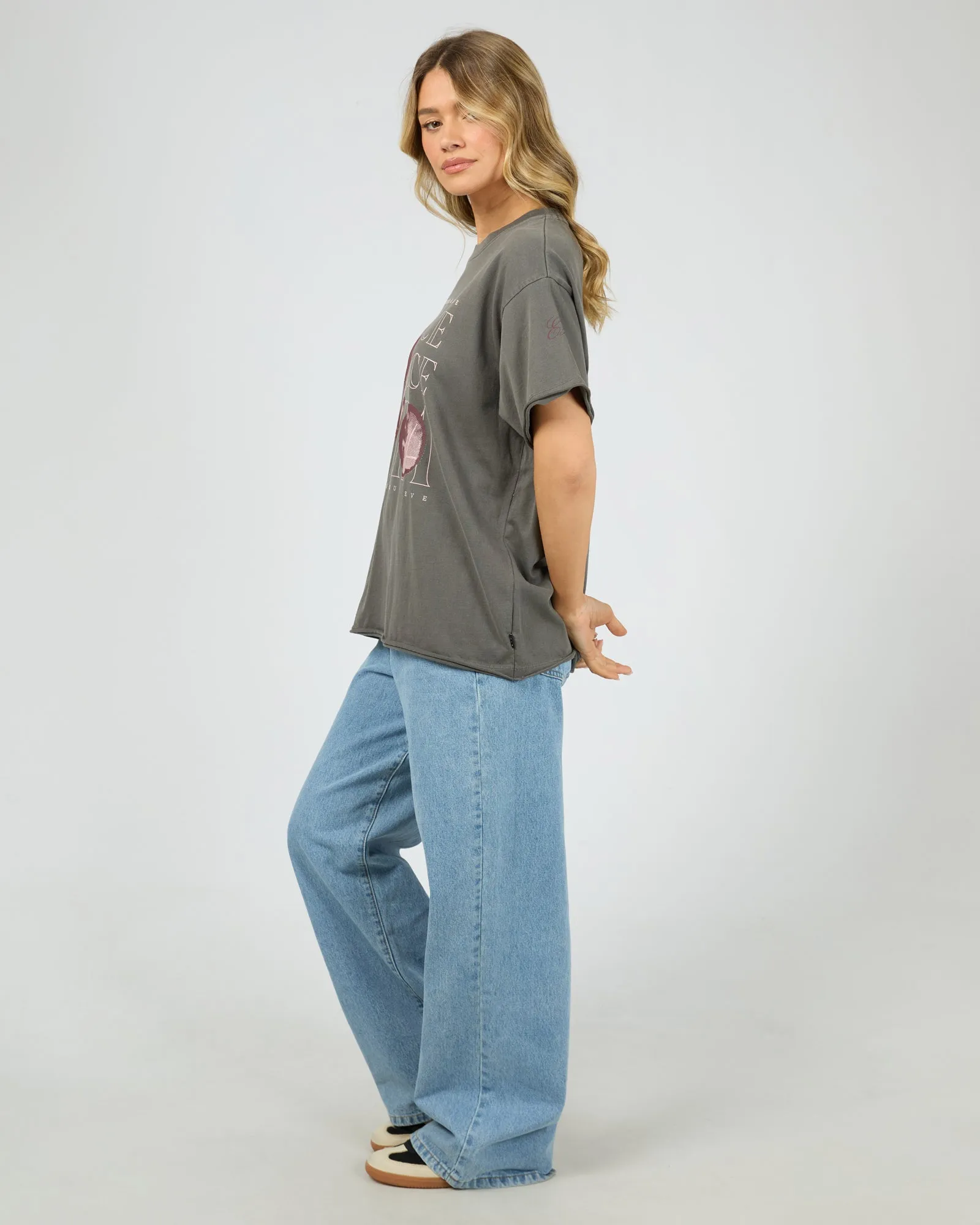 All About Eve Dolce Relaxed Tee Charcoal sold by Shine On product image thumbnail 5