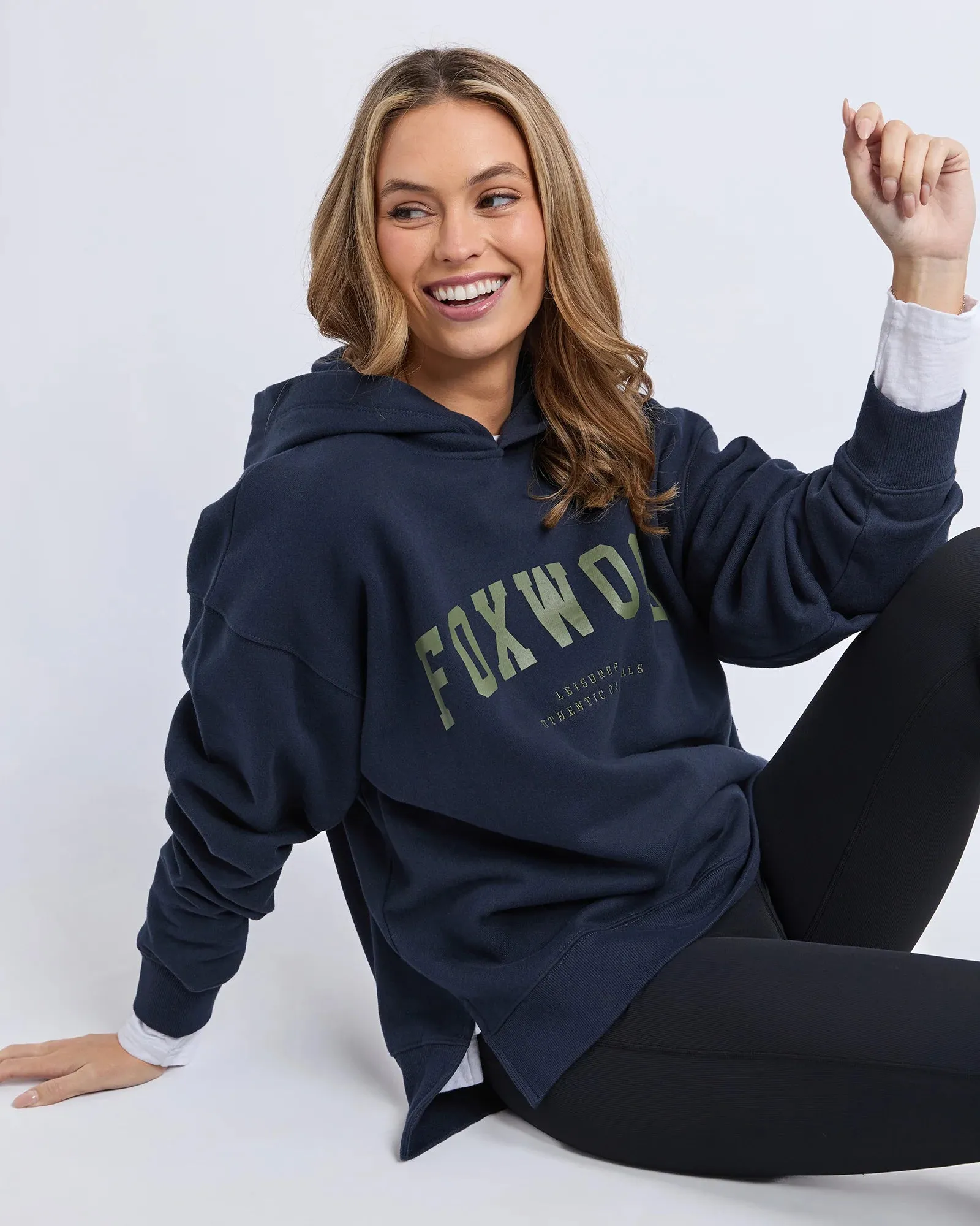 Foxwood Interval Hoodie Navy With Khaki sold by Shine On product image thumbnail 5