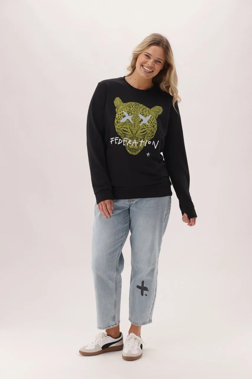 Federation Flying Crew Leopard Black sold by Shine On product image thumbnail 3
