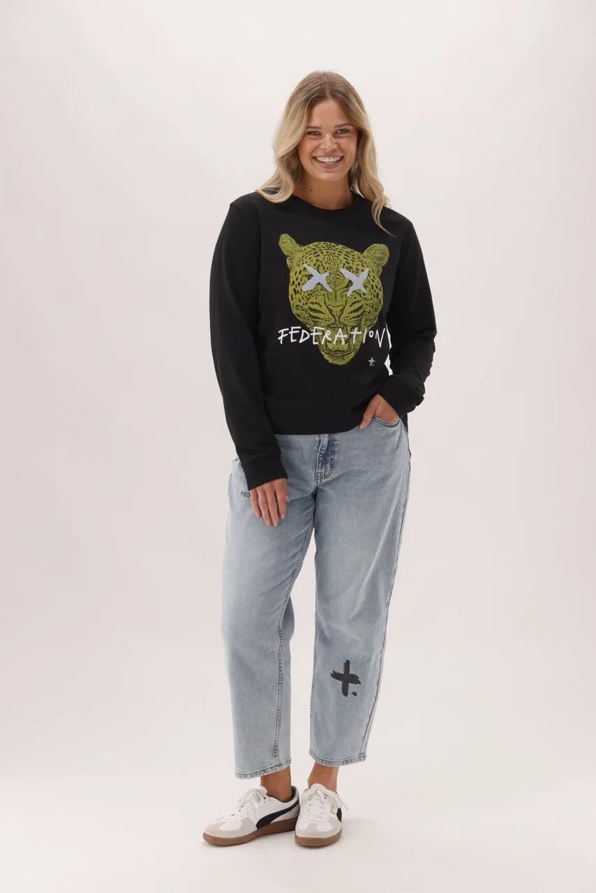 Federation Flying Crew Leopard Black sold by Shine On product image thumbnail 4