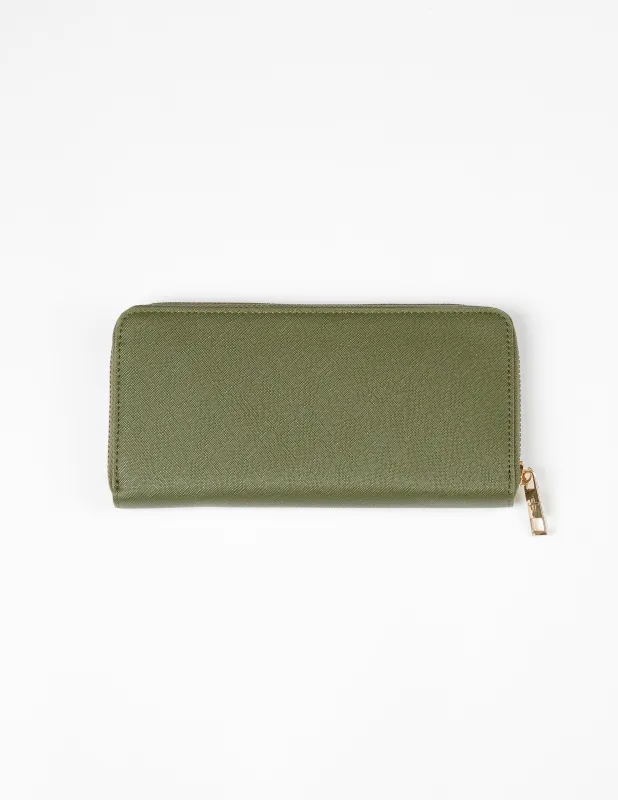 Stella + Gemma Wallet Khaki made by Shine On