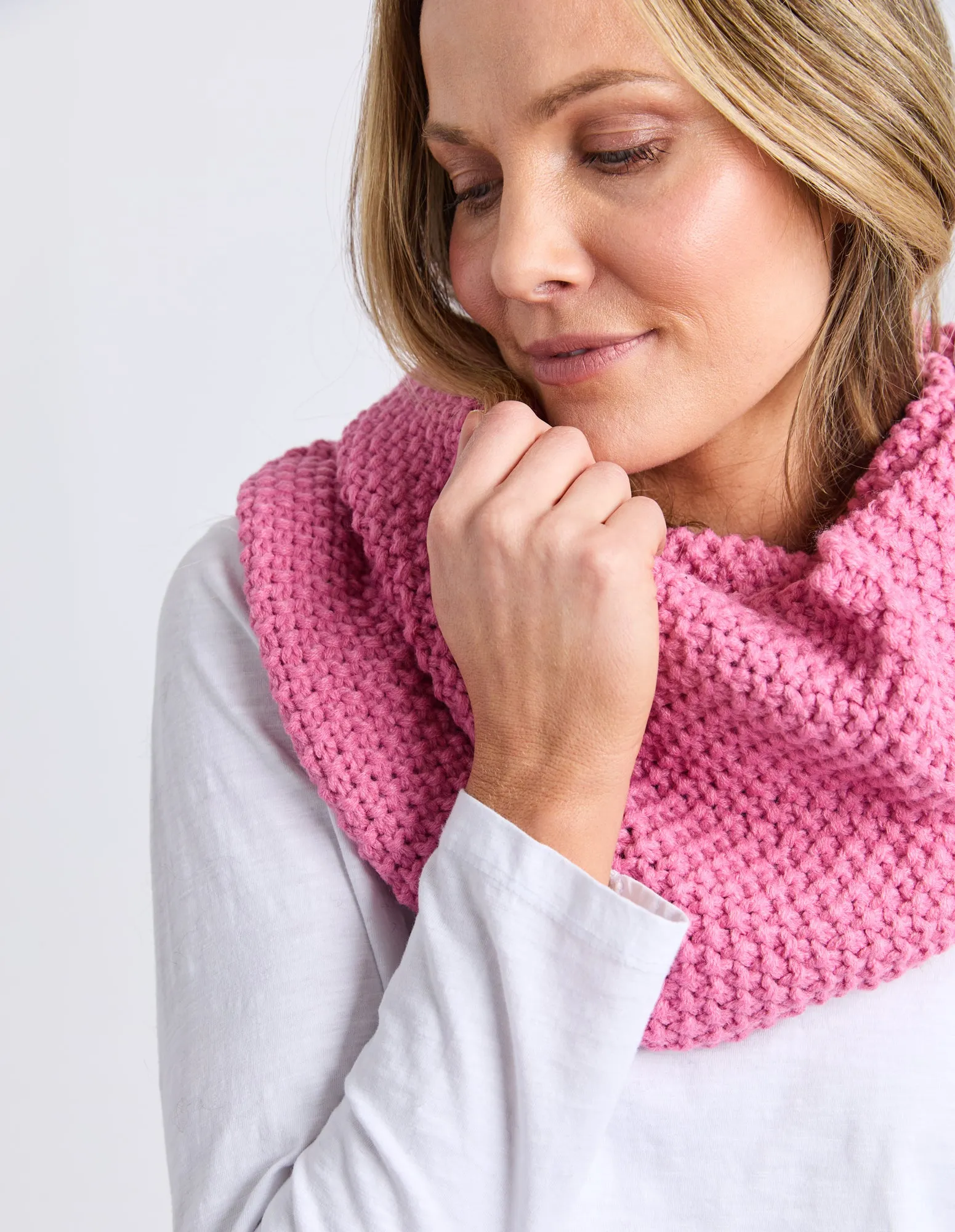 Elm Infinity Scarf Quartz Pink sold by Shine On product image thumbnail 4