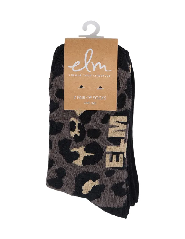 Elm Leo Ankle Sock 2PK made by Elm Lifestyle