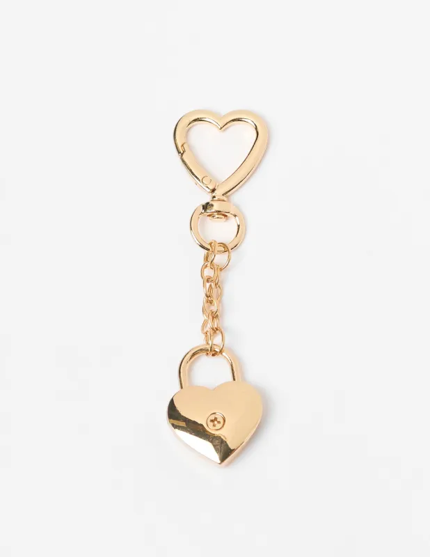 Stella + Gemma Key Chain Heart Locket made by Shine On