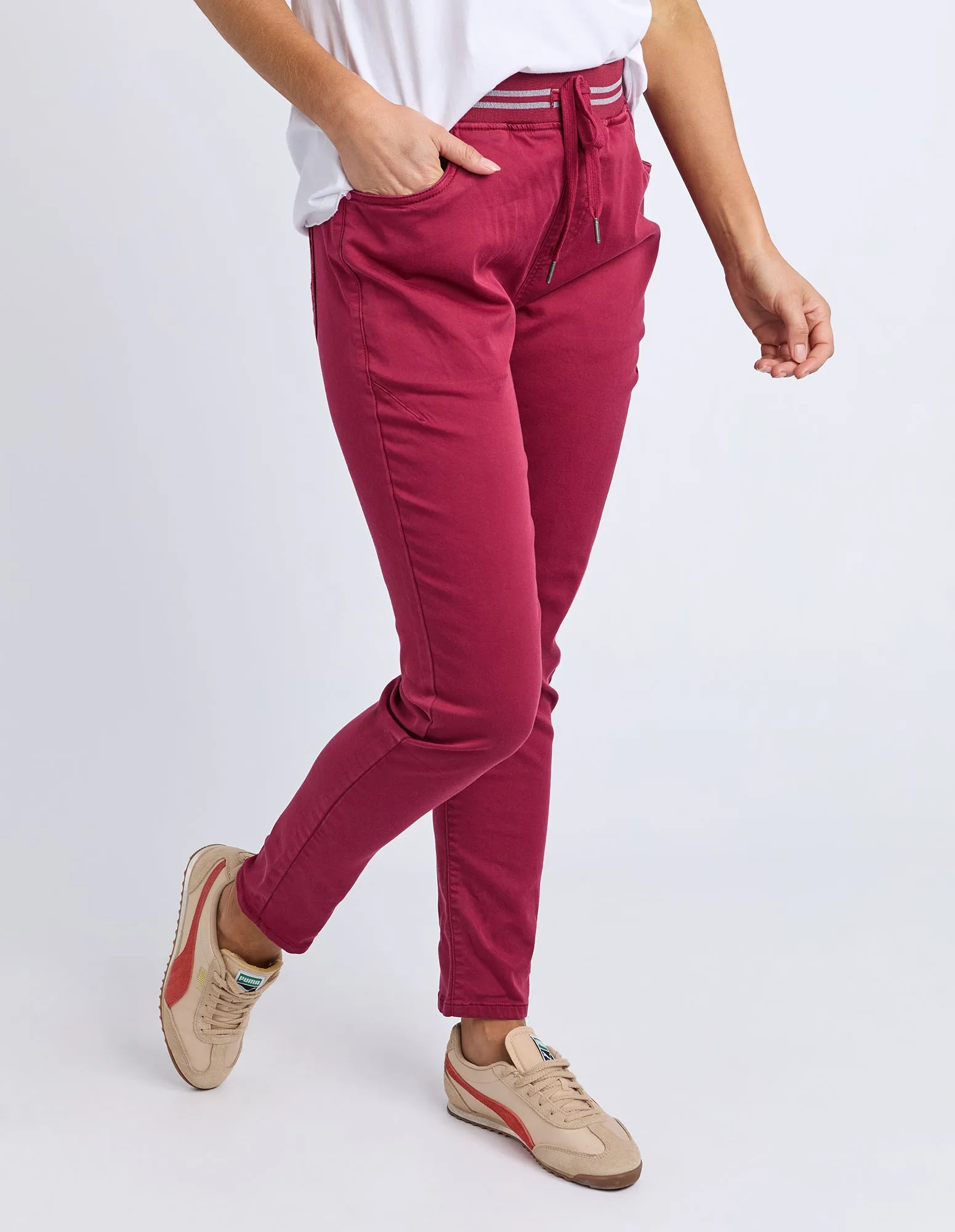 Elm Margo Jogger Maroon sold by Shine On product image thumbnail 4