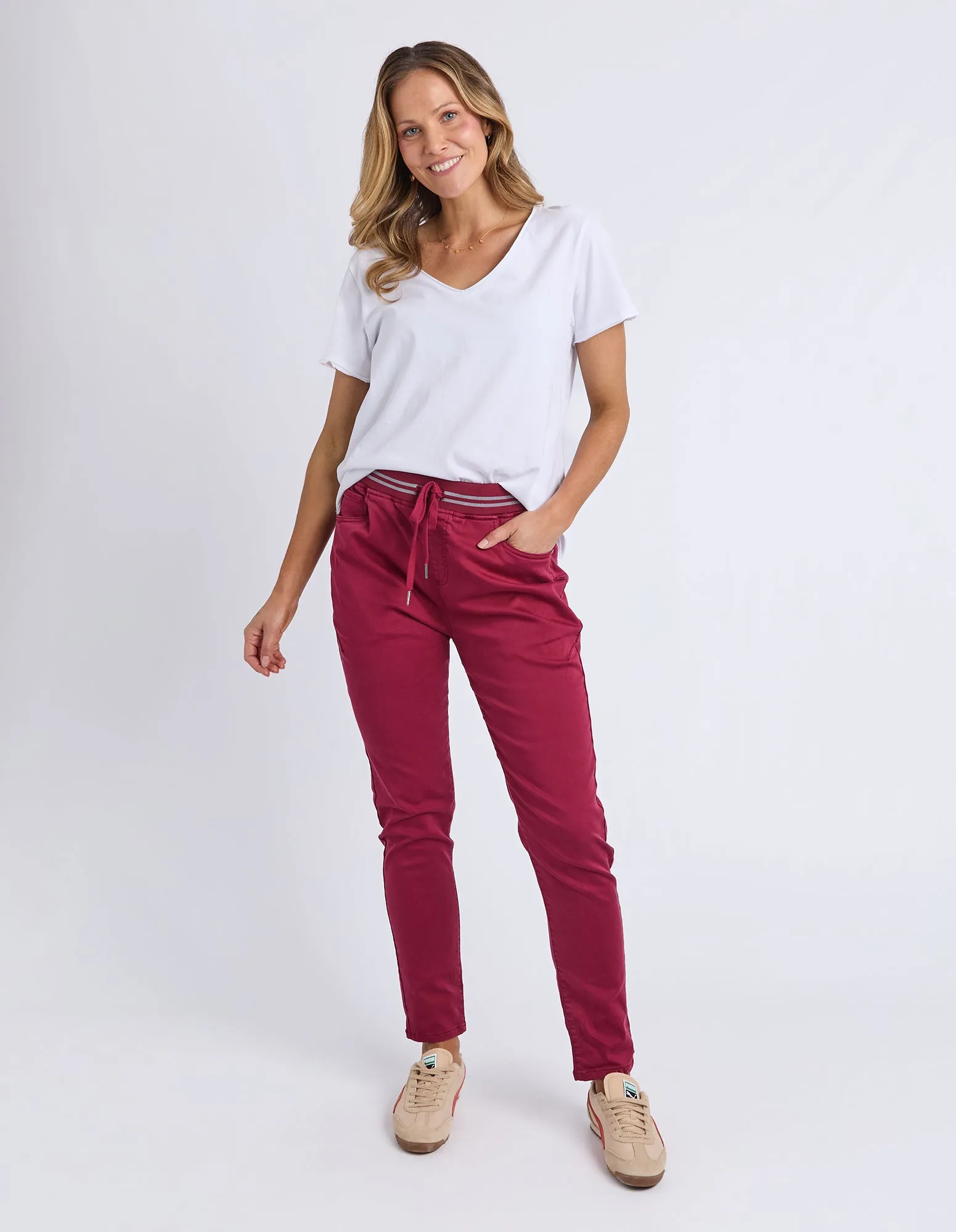 Elm Margo Jogger Maroon sold by Shine On product image thumbnail 2