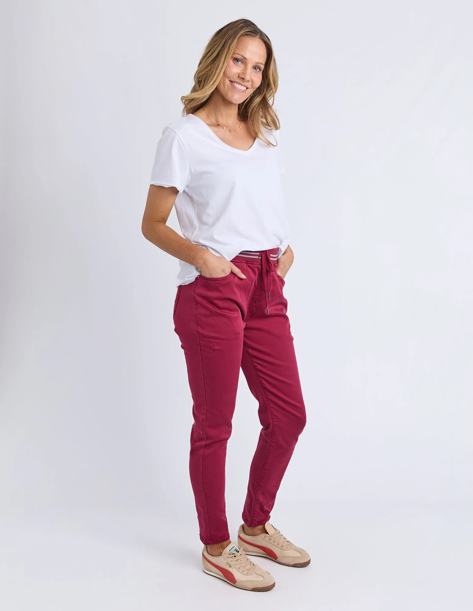 Elm Margo Jogger Maroon sold by Shine On product image thumbnail 5
