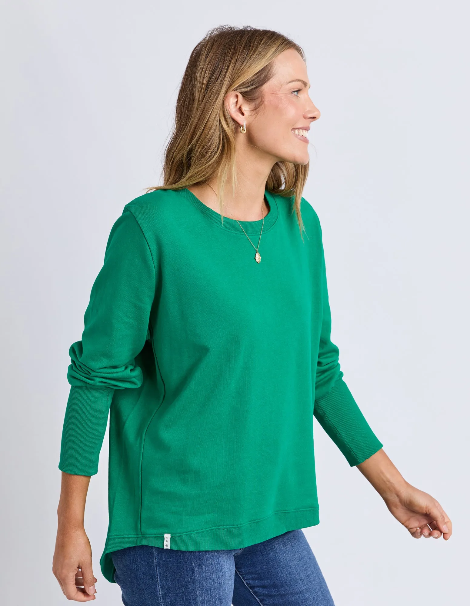 Elm Divine Crew Virdis Green sold by Shine On product image thumbnail 3