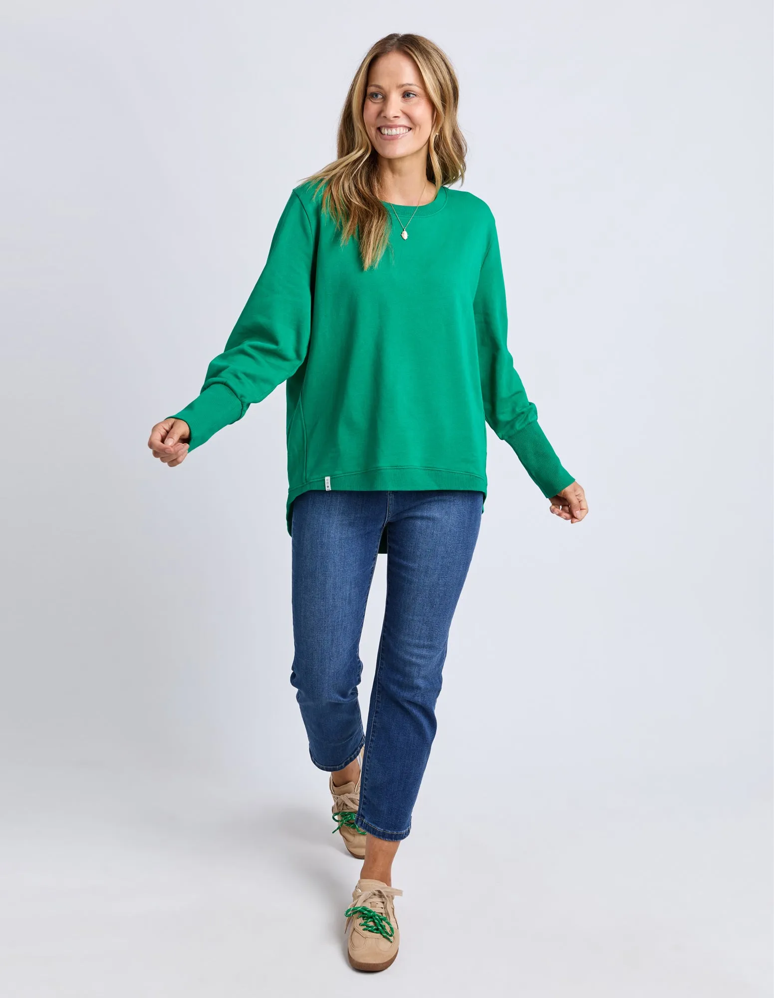 Elm Divine Crew Virdis Green sold by Shine On product image thumbnail 2