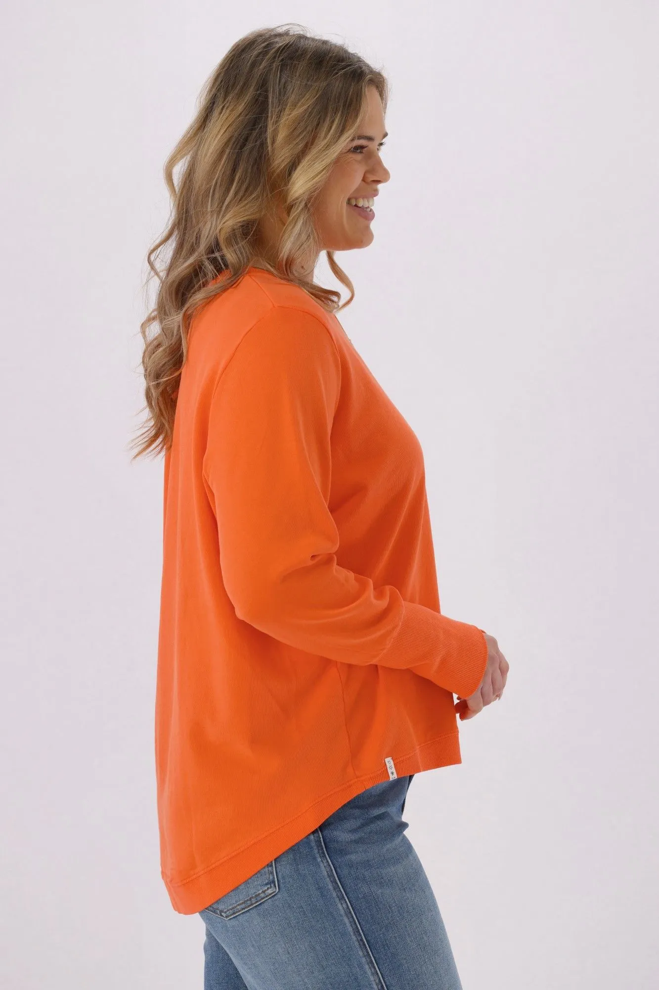 Elm Divine Crew Neon Orange sold by Shine On product image thumbnail 3