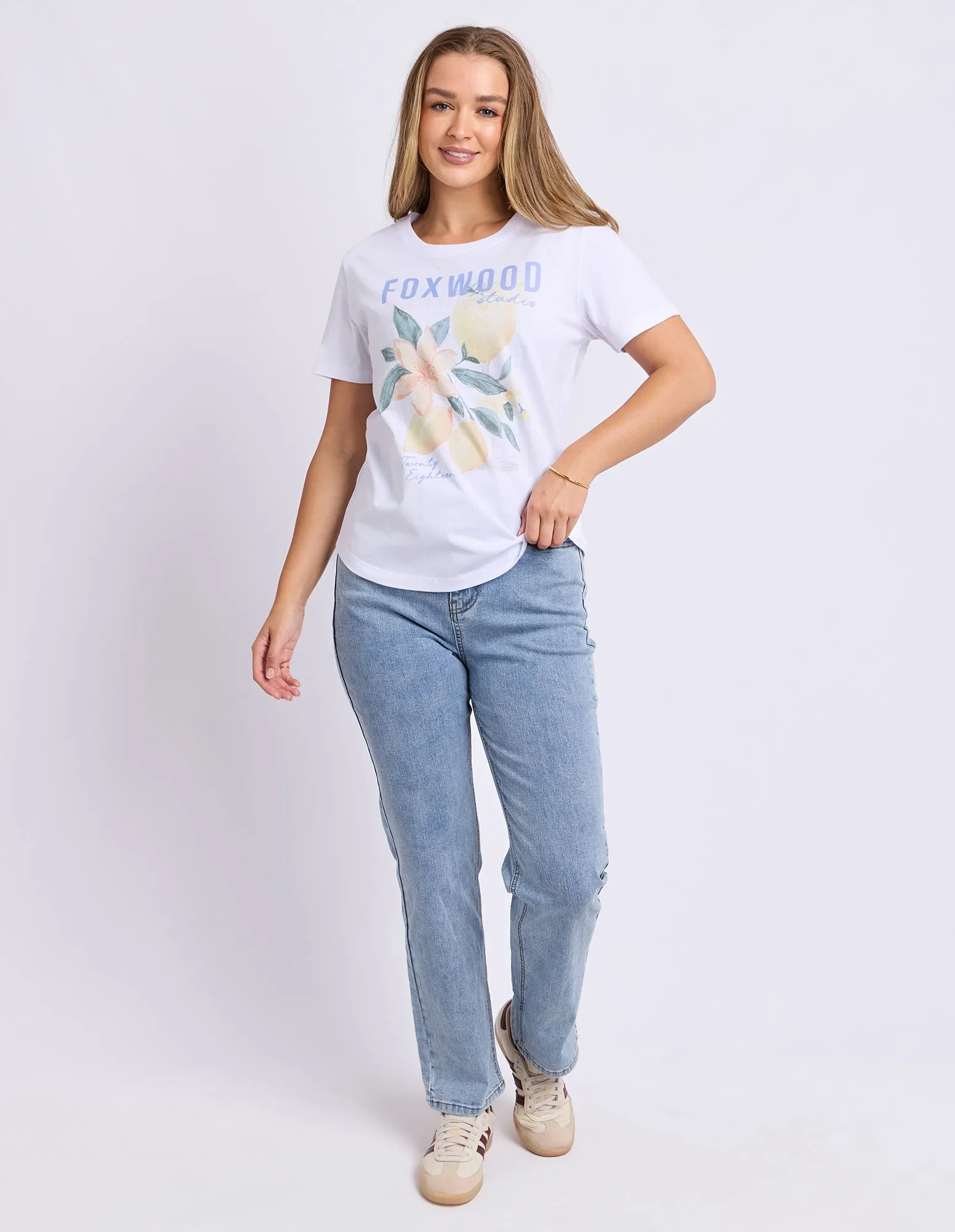 Foxwood Botany Tee White sold by Shine On product image thumbnail 4