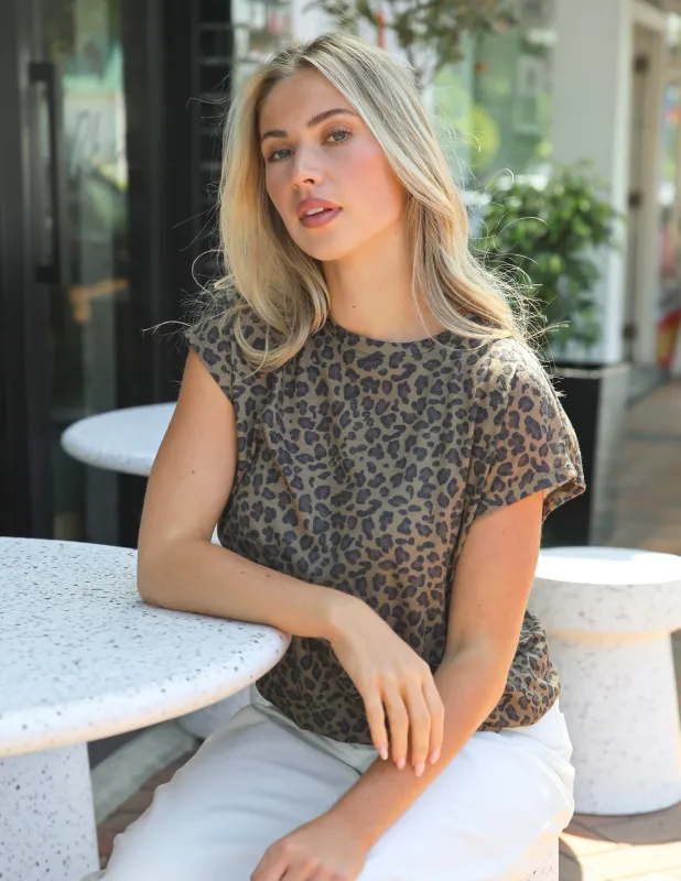 Stella + Gemma Dana Top Leopard made by Shine On