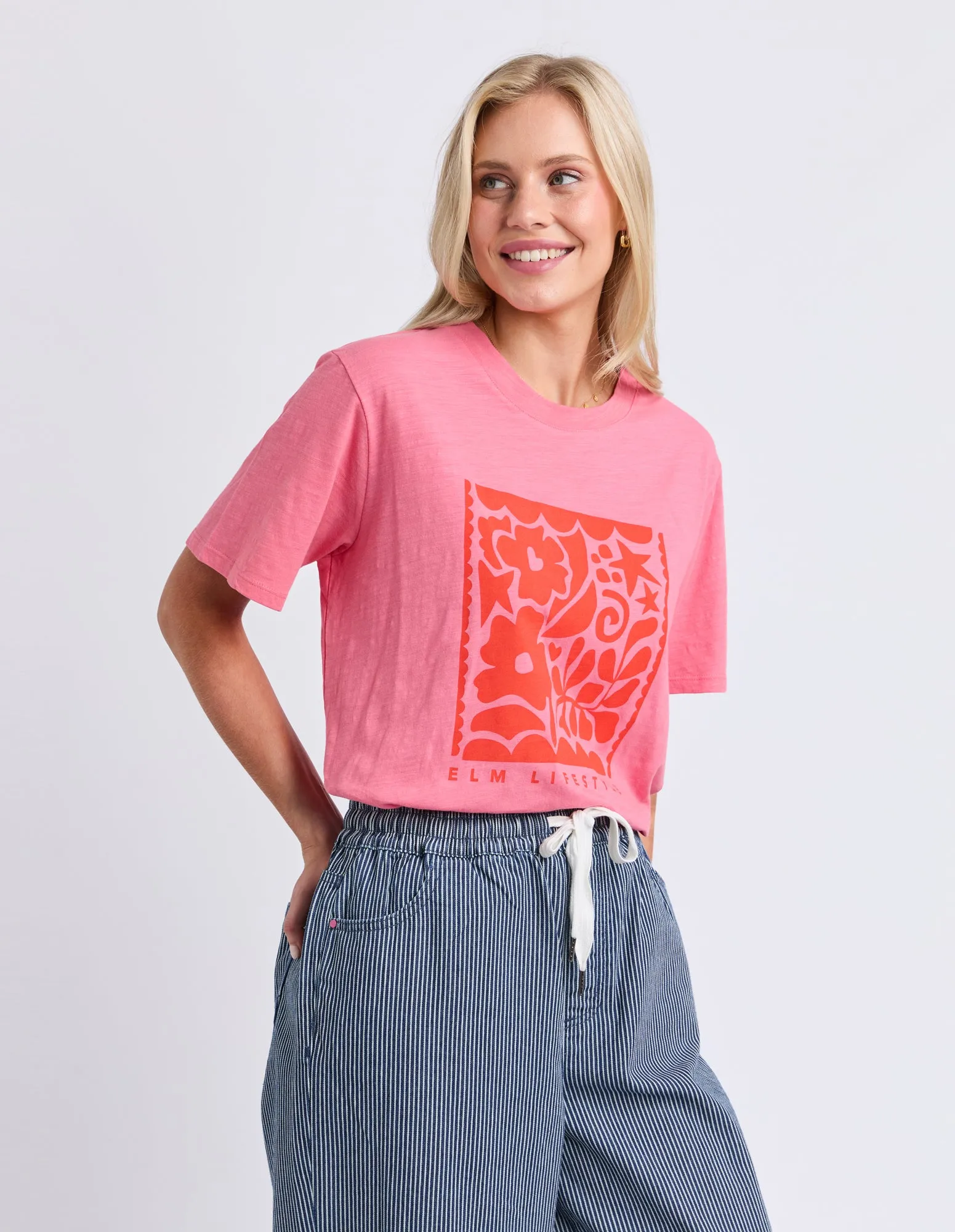 Elm Winona Tee Pink Lemonade sold by Shine On product image thumbnail 3
