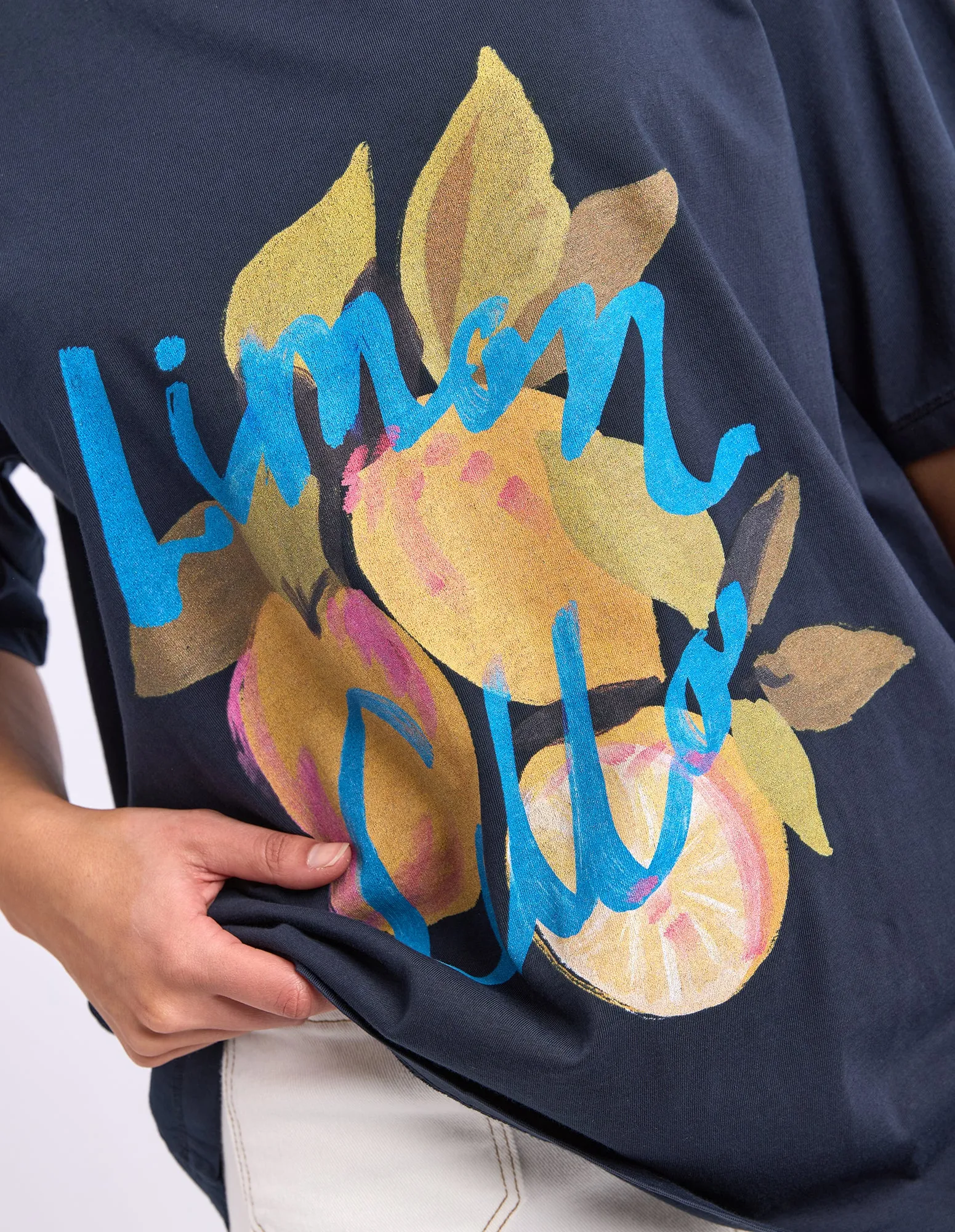 Elm Lemoncello Tee Navy sold by Shine On product image thumbnail 3