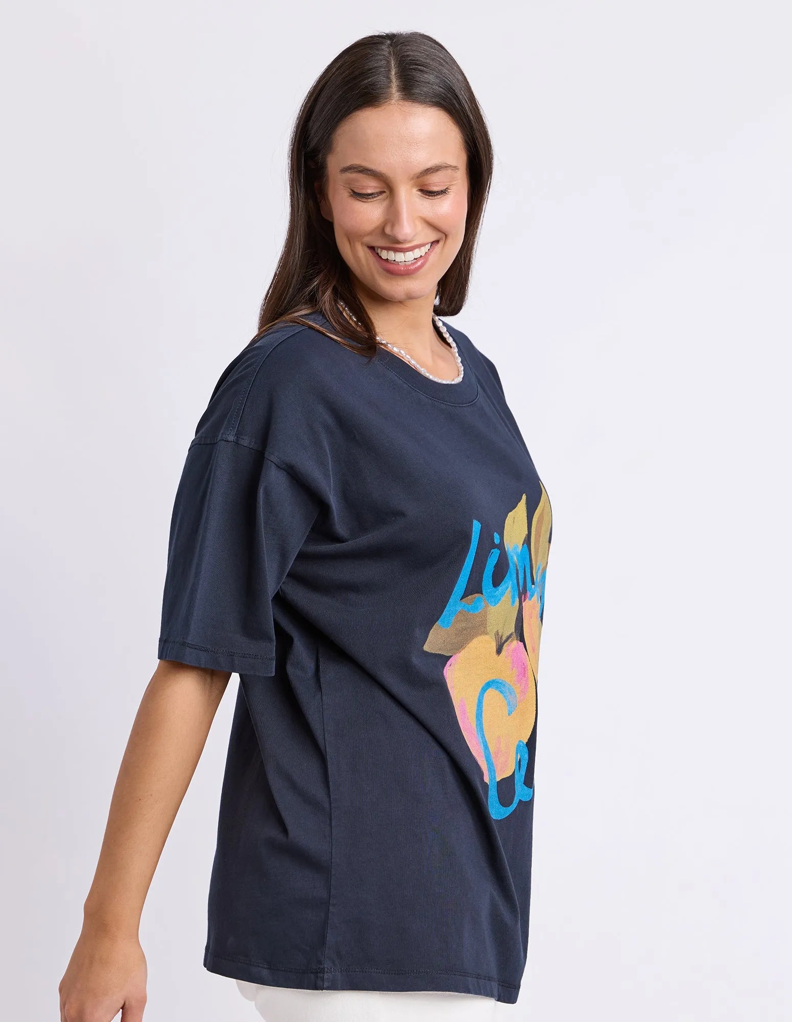 Elm Lemoncello Tee Navy sold by Shine On product image thumbnail 4