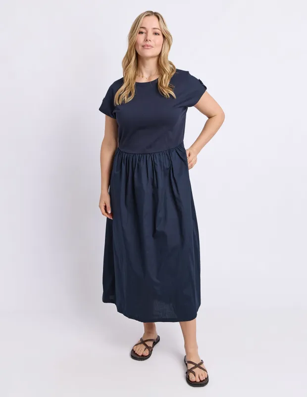 Elm Flo Dress Navy made by Elm Lifestyle
