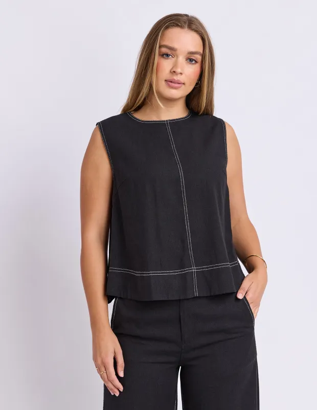 Foxwood Vento Top Black made by Foxwood Clothing