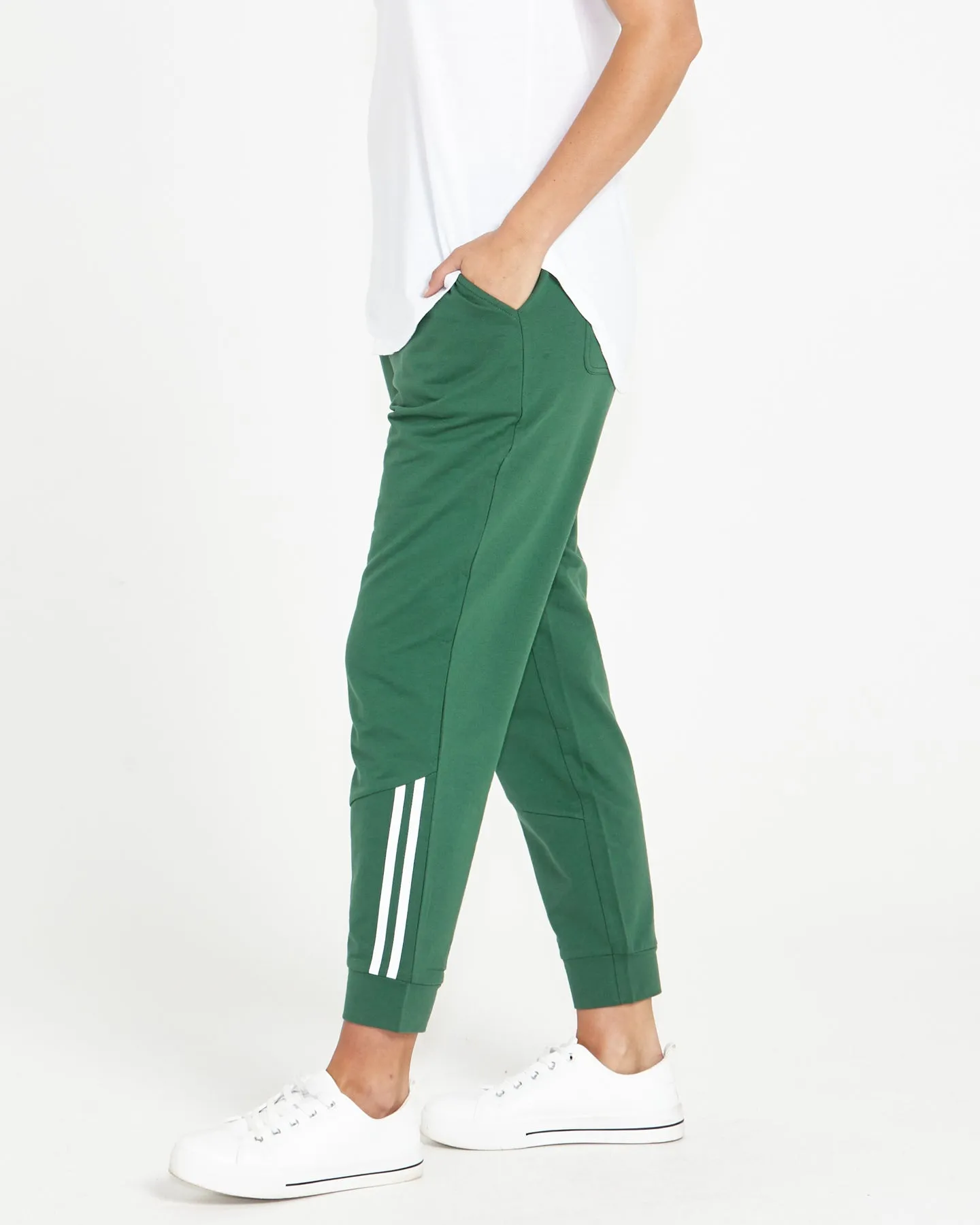 Betty Basics Lindsay Jogger Dark Green sold by Shine On product image thumbnail 4