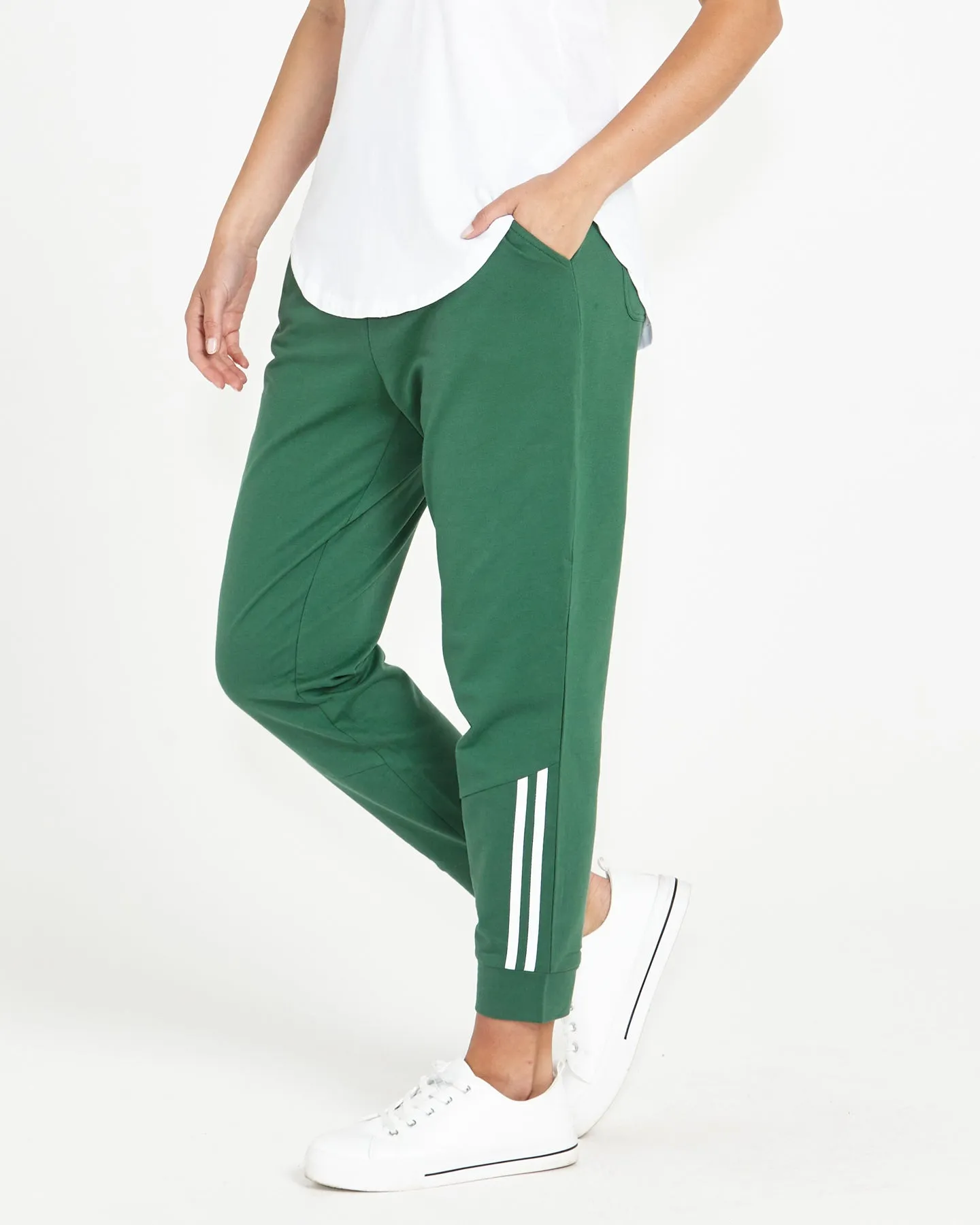 Betty Basics Lindsay Jogger Dark Green sold by Shine On product image thumbnail 2